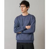ブルー | 幾何ジャカードセミワイドシルエットプルオーバー | a.v.v【MEN】