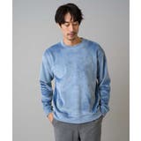 ライトブルー | 【洗濯機で洗える】カットコーデュロイプルオーバー | a.v.v【MEN】