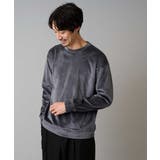 ダークグレー | 【洗濯機で洗える】カットコーデュロイプルオーバー | a.v.v【MEN】