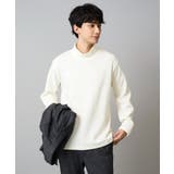 アイボリー | アゼダブルフェイスハイネックカットソー | a.v.v【MEN】
