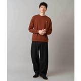 アゼダブルフェイスワンポイント刺繍プルオーバー | a.v.v【MEN】 | 詳細画像2