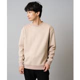 ベージュ | ツイルエンボスフェイクスエードプルオーバー | a.v.v【MEN】