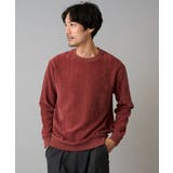 ヘリンボーン起毛セミワイドシルエットプルオーバー | a.v.v【MEN】 | 詳細画像1