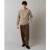 ヘリンボーン起毛セミワイドシルエットプルオーバー | a.v.v【MEN】 | 詳細画像17