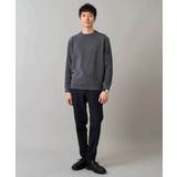 ヘリンボーン起毛セミワイドシルエットプルオーバー | a.v.v【MEN】 | 詳細画像18