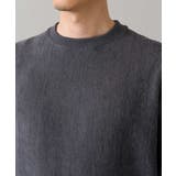 ヘリンボーン起毛セミワイドシルエットプルオーバー | a.v.v【MEN】 | 詳細画像37