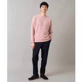 ヘリンボーン起毛セミワイドシルエットプルオーバー | a.v.v【MEN】 | 詳細画像4