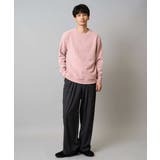 ヘリンボーン起毛セミワイドシルエットプルオーバー | a.v.v【MEN】 | 詳細画像6