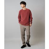 ヘリンボーン起毛セミワイドシルエットプルオーバー | a.v.v【MEN】 | 詳細画像8