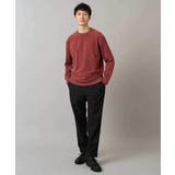 ヘリンボーン起毛セミワイドシルエットプルオーバー | a.v.v【MEN】 | 詳細画像9