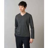 グレンチェックジャカードVネックTシャツ 通勤 ビジネス | a.v.v【MEN】 | 詳細画像19