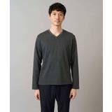 グレンチェックジャカードVネックTシャツ 通勤 ビジネス | a.v.v【MEN】 | 詳細画像29