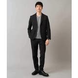 グレンチェックジャカードVネックTシャツ 通勤 ビジネス | a.v.v【MEN】 | 詳細画像6