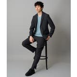 千鳥ジャカードVネックTシャツ 通勤 ビジネス | a.v.v【MEN】 | 詳細画像24