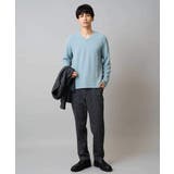 千鳥ジャカードVネックTシャツ 通勤 ビジネス | a.v.v【MEN】 | 詳細画像26