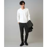 千鳥ジャカードVネックTシャツ 通勤 ビジネス | a.v.v【MEN】 | 詳細画像29