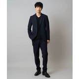 千鳥ジャカードVネックTシャツ 通勤 ビジネス | a.v.v【MEN】 | 詳細画像3