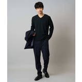 千鳥ジャカードVネックTシャツ 通勤 ビジネス | a.v.v【MEN】 | 詳細画像35