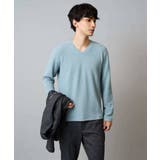千鳥ジャカードVネックTシャツ 通勤 ビジネス | a.v.v【MEN】 | 詳細画像8