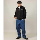 【ユニセックス】ハーフジップワイドシルエットプルオーバー | a.v.v【MEN】 | 詳細画像3