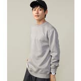 【春まで使える】フェイクスエードセミワイドシルエットプルオーバー(無地) | a.v.v【MEN】 | 詳細画像1