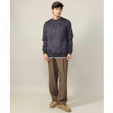 【春まで使える】フェイクスエードセミワイドシルエットプルオーバー(無地) | a.v.v【MEN】 | 詳細画像12