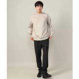 【春まで使える】フェイクスエードセミワイドシルエットプルオーバー(無地) | a.v.v【MEN】 | 詳細画像18