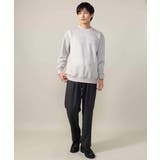 【春まで使える】フェイクスエードセミワイドシルエットプルオーバー(無地) | a.v.v【MEN】 | 詳細画像2