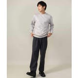 【春まで使える】フェイクスエードセミワイドシルエットプルオーバー(無地) | a.v.v【MEN】 | 詳細画像4