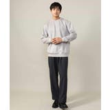 【春まで使える】フェイクスエードセミワイドシルエットプルオーバー(無地) | a.v.v【MEN】 | 詳細画像5