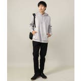 【春まで使える】フェイクスエードエンボスロゴパーカー | a.v.v【MEN】 | 詳細画像2