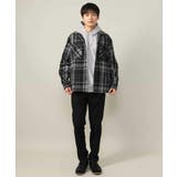 【春まで使える】フェイクスエードエンボスロゴパーカー | a.v.v【MEN】 | 詳細画像5