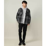 【春まで使える】フェイクスエードエンボスロゴパーカー | a.v.v【MEN】 | 詳細画像6