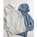 ホワイト | 【春まで使える】フェイクスエードエンボスロゴパーカー | a.v.v【MEN】