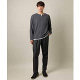 【楽してサマ見え】ケーブル柄フェイクレイヤードカットソー | a.v.v【MEN】 | 詳細画像2 