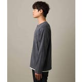 【楽してサマ見え】ケーブル柄フェイクレイヤードカットソー | a.v.v【MEN】 | 詳細画像28 