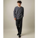 【楽してサマ見え】ケーブル柄フェイクレイヤードカットソー | a.v.v【MEN】 | 詳細画像3 