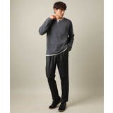 【楽してサマ見え】ケーブル柄フェイクレイヤードカットソー | a.v.v【MEN】 | 詳細画像4 