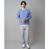 【イージーケア 毛玉になりにくい】メランジツイルストレッチセミルーズパンツ【洗濯… | a.v.v【MEN】 | 詳細画像8 