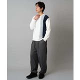 【イージーケア/洗濯機で洗える】裏微起毛ストレッチオーバーパンツ | a.v.v【MEN】 | 詳細画像27 