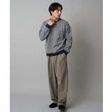 【イージーケア/洗濯機で洗える】裏微起毛ストレッチオーバーパンツ | a.v.v【MEN】 | 詳細画像4 