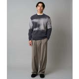 【イージーケア/洗濯機で洗える】裏微起毛ストレッチオーバーパンツ | a.v.v【MEN】 | 詳細画像5 