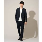 【イージーケア 洗濯機で洗える ストレッチ】グレンチェックストレッチスマートスラ… | a.v.v【MEN】 | 詳細画像21 