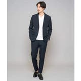 【イージーケア 洗濯機で洗える ストレッチ】グレンチェックストレッチスマートスラ… | a.v.v【MEN】 | 詳細画像6 