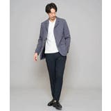 【イージーケア 洗濯機で洗える ストレッチ】グレンチェックストレッチスマートスラ… | a.v.v【MEN】 | 詳細画像8 