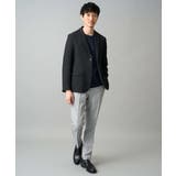 【イージーケア/洗濯機で洗える/ストレッチ】メランジスマートスラックス | a.v.v【MEN】 | 詳細画像16 