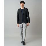 【イージーケア/洗濯機で洗える/ストレッチ】メランジスマートスラックス | a.v.v【MEN】 | 詳細画像17 