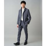 【イージーケア/洗濯機で洗える/ストレッチ】メランジスマートスラックス | a.v.v【MEN】 | 詳細画像2 