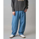 【洗濯機で洗える】デニムバレルレッグイージーパンツ | a.v.v【MEN】 | 詳細画像28 