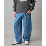 【洗濯機で洗える】デニムバレルレッグイージーパンツ | a.v.v【MEN】 | 詳細画像29 